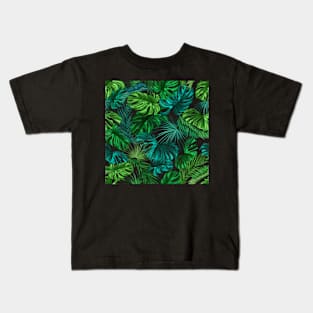 Tropical leaves Kids T-Shirt